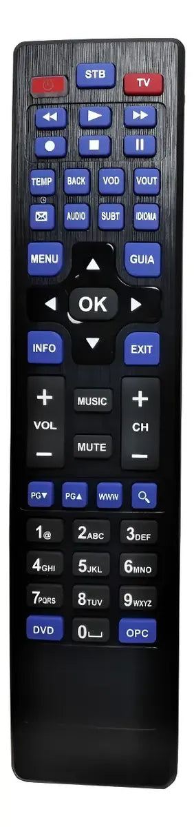 10pz- Control Remoto Universal Para Izzi + Funcion Para Dvd