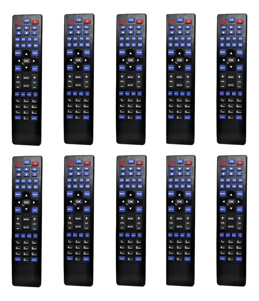 10pz- Control Remoto Universal Para Izzi + Funcion Para Dvd