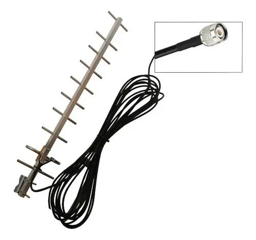 Antena Yagi Para Telefono Rural Hotspot Wifi +cab15mt