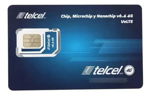 Chip Y Microchip Telcel 3g 4g Lte Lada  Zacatecas 492