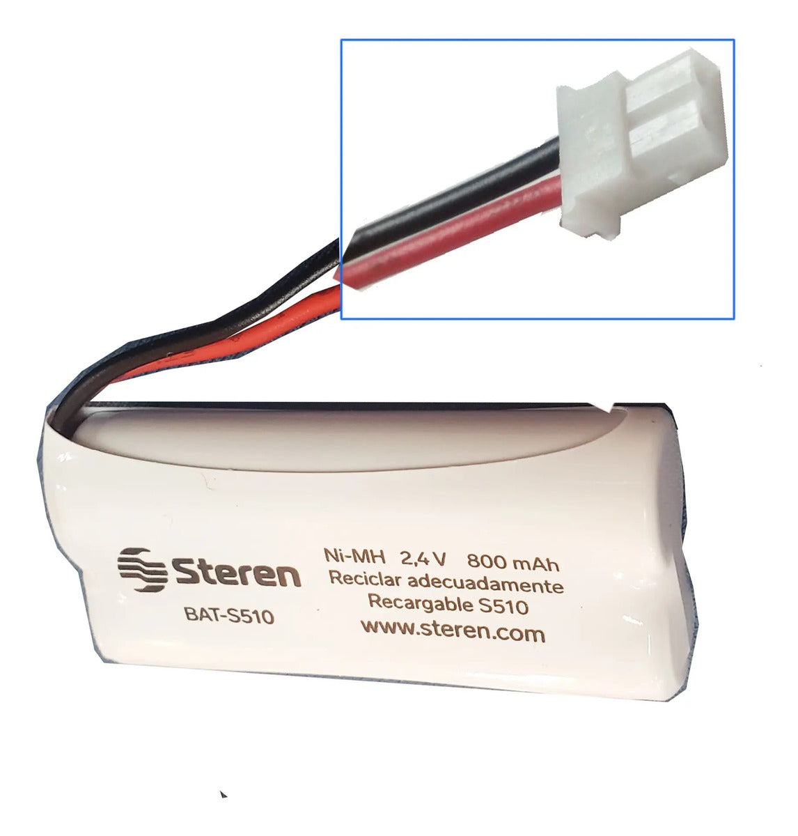 5pz - Pila Recargable Para Telefono Inalambrico 2.4 V 800mah