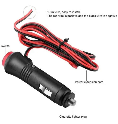 Enchufe Para Encendedor De Cigarrillos Adaptador 12v P/bafle