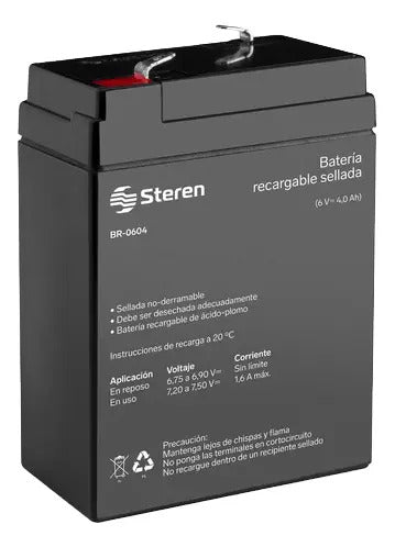 Bateria Recargable 6v Para Bascula Torrey L-pcr-40