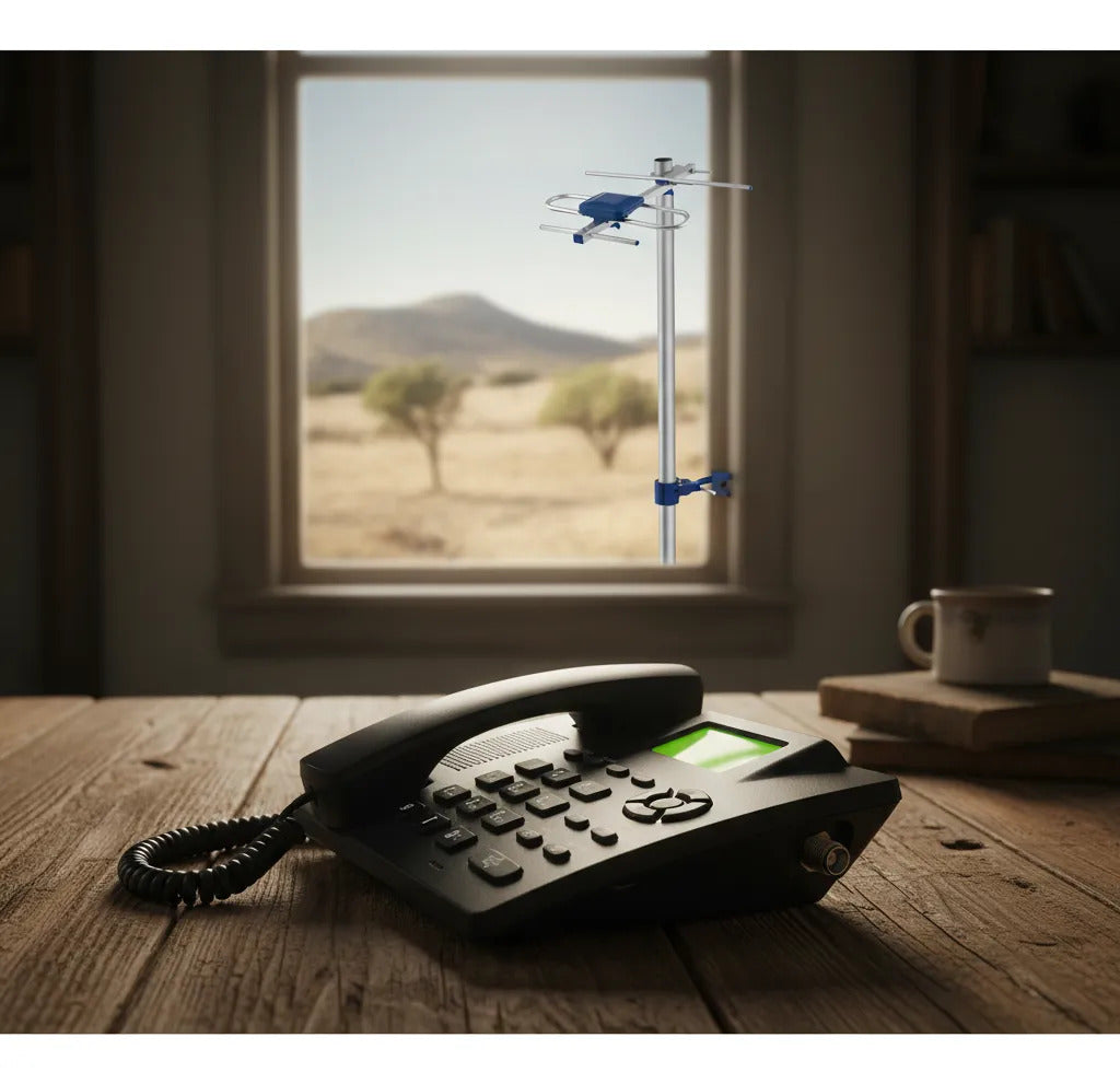 Telefono Rural Remplaza A Huawei F317 Para Ranchos +antena10