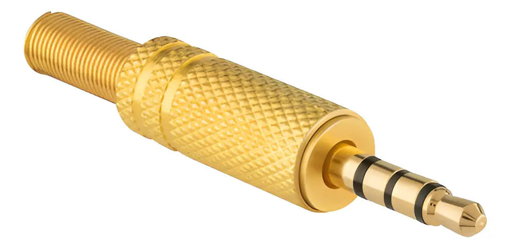Plug 3.5 Mm Trrs Metalico Soldable Steren 250-154