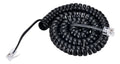 Cable Espiral Plug A Plug Rj9 De 2.1m Para Auricular Telefón