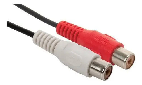 Adaptador Steren Rca 2 Jacks A Plug Con Cable 15 Cm