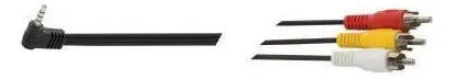 Cable Con Plug 3.5 Mm A 3 Plugs Rca Para Videocamara 206246