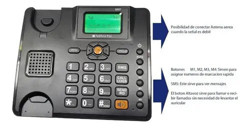 Telefono Rural Remplaza A Huawei F317 / Liberado +chip 3g