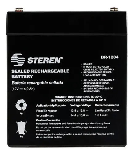 Bateria Pila Recargable 12v 4ah Para Carritos Electricos Ups