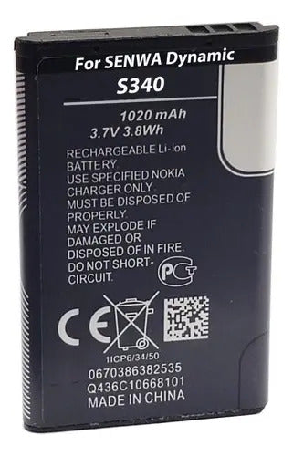 Bateria Pila Para Senwa Dynamic S340