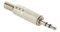 2pz Plug De Audio De 3.5mm Metálico Para Soldar 250-150