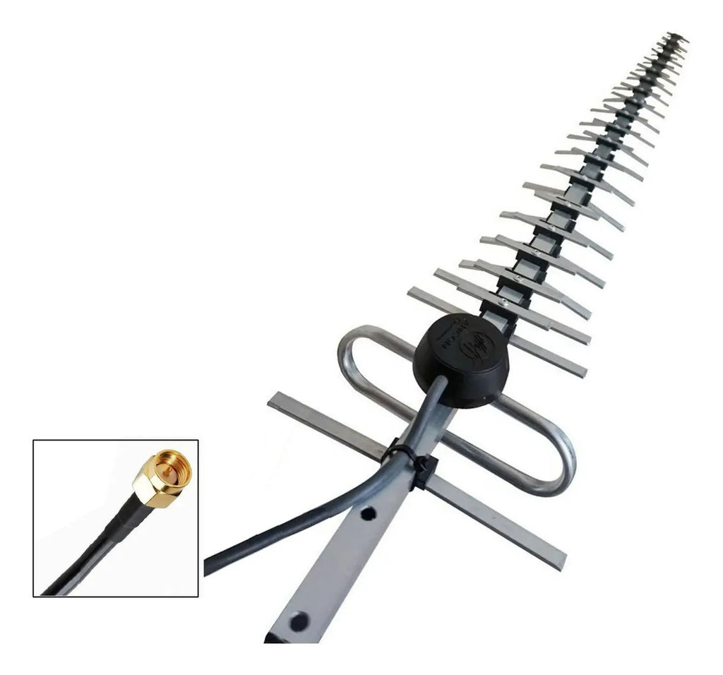 Antena 40 Elementos Yagi Para Modem Telcel 3g 4g Huawei B311