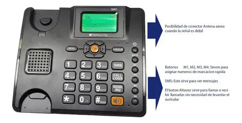 Telefono Rural Remplaza A Huawei F317 3g Para Ranchos +memor