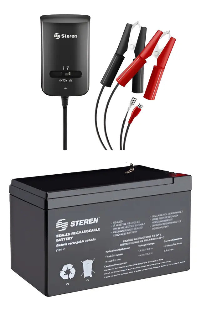 Pila Bateria 12v 12ah Para Ups Alarmas +cargador