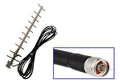 Antena Yagi Vol Ant9e20m Conector N 4g Telcel 20m Cable