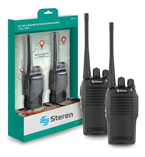 Kit 2 Radios Intercomunicadores Walkie Talkie Steren Rad-010