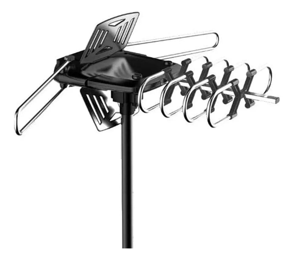 Antena Digital Hd Para Tv Exterior Giro Motorizado Tvant-100