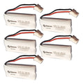 5pz - Pila Recargable Para Telefono Inalambrico 2.4 V 800mah