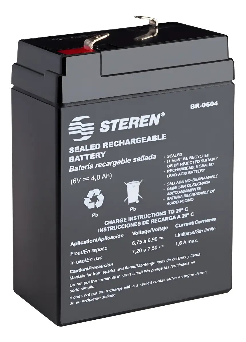 Bateria Recargable 6v 4ah Para Bascula Metrology + Cargador