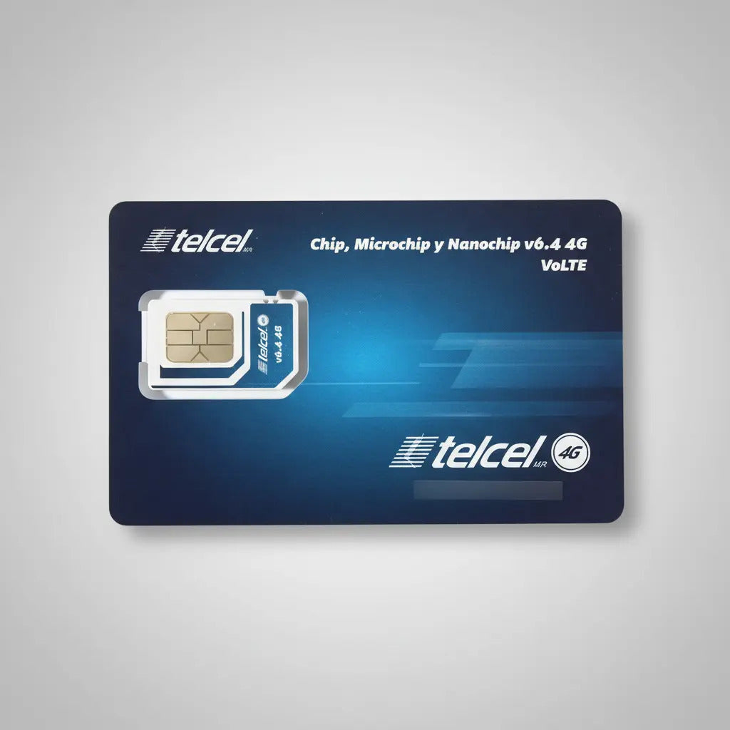 5pz- Chip Y Microchip Telcel 4g Lte Lada 444 San Luis Potosi