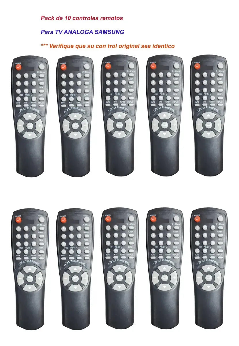 Control Remoto Para Tv Samsung Analoga No Requiere Programar