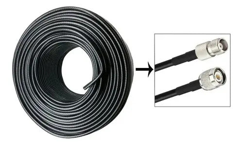 Cable Extension Coaxial Tnc De 80 Metros Para Telefono Rural