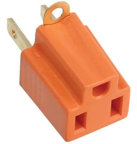 3pz- Adaptador De Clavija Con Tierra Para Contactos 905-100