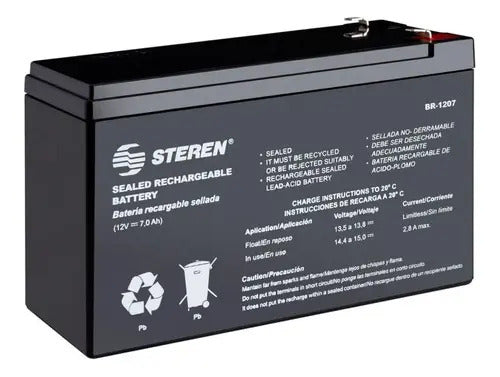 Bateria Recargable 12v 7ah Para Carritos Electricos Upsalarm