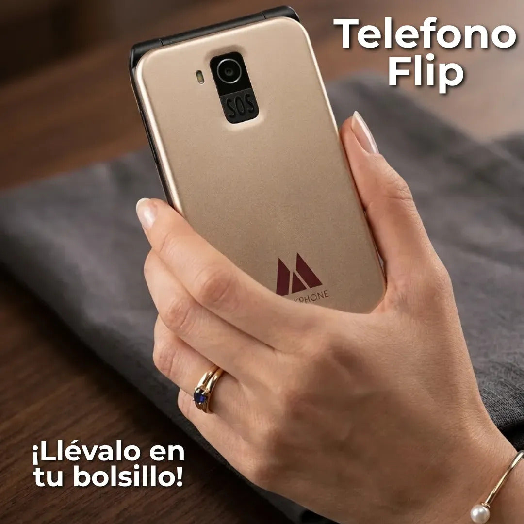 Teléfono Celular P/ Adulto Mayor Teclas Grandes + Chip Bait