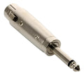 Adaptador De Plug 6.3 Mm A Jack Cannon Monoaural 251-330