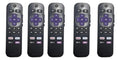 5-control Remoto Para Pantalla Tv Roku No Requiere Programar