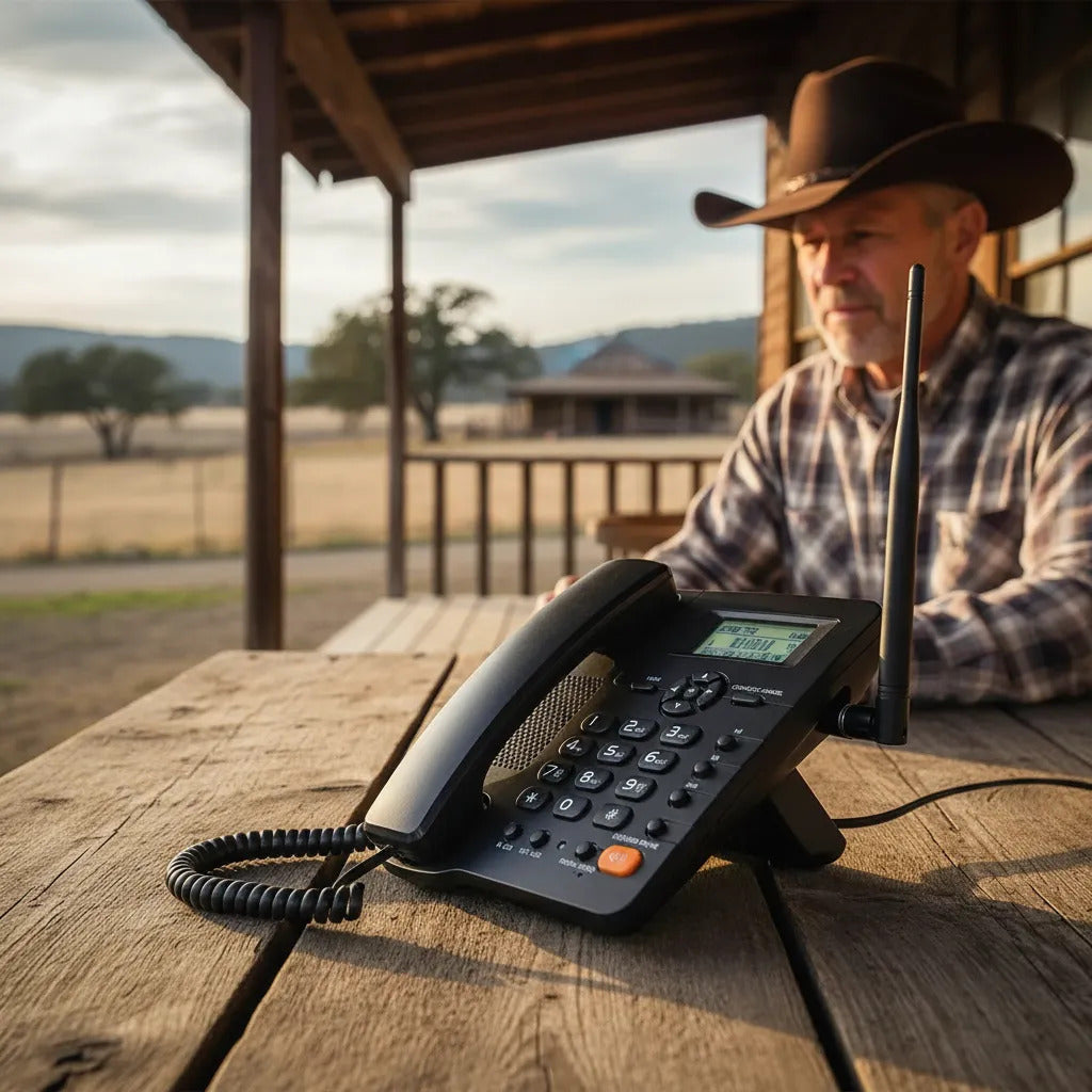 Telefono Rural 3g Remplaza A Huawei F317 Para Ranchos +att