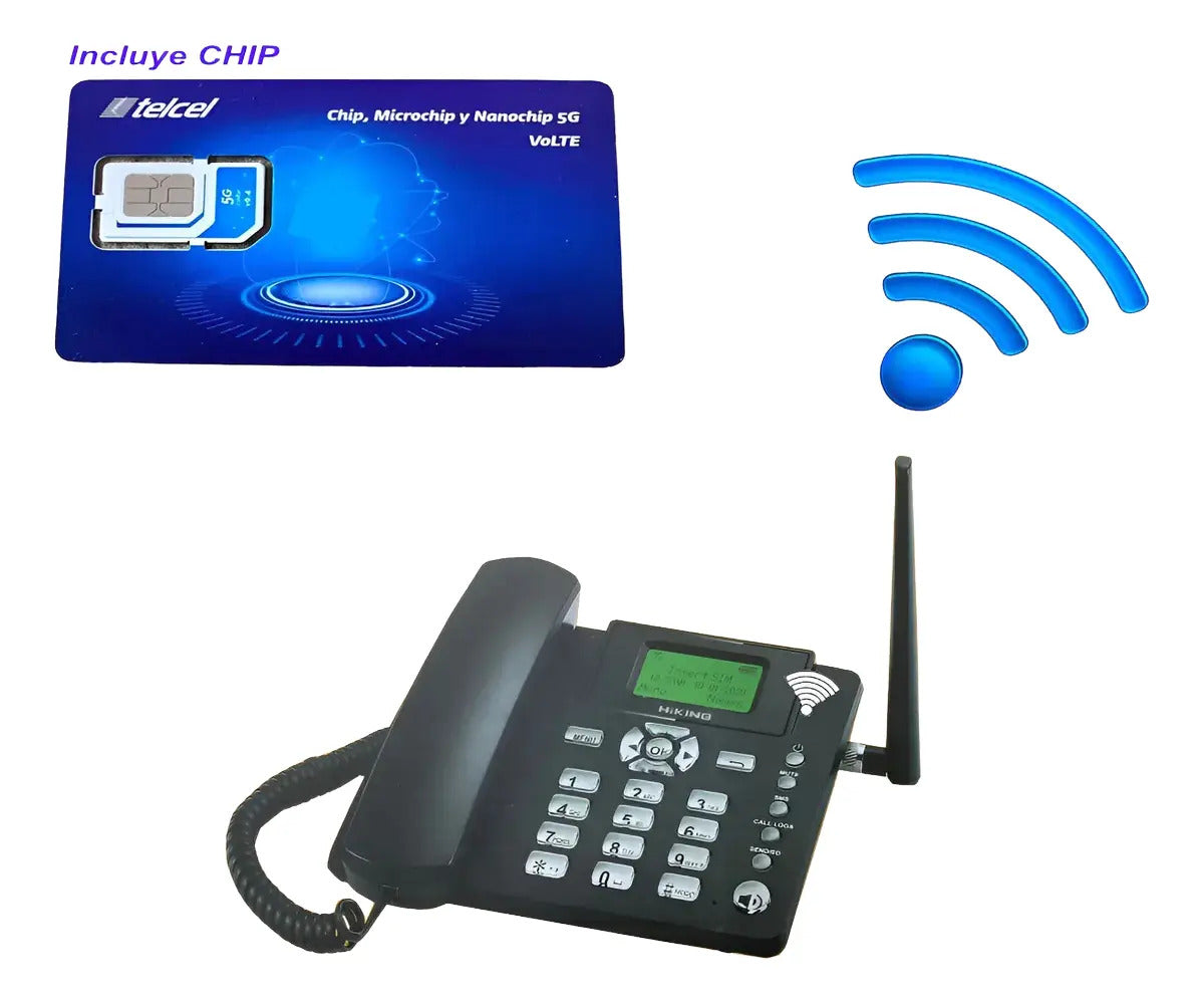 Telefono Rural Con Wifi Internet Para Telcel Unefon Att