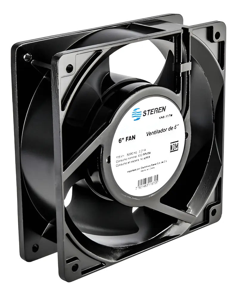Ventilador De 6 Pulgadas, 117 Vca, 18 W, De Metal Vn6-117m