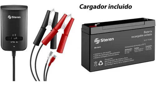 Batería Pila Recargable 6v 12ah De Ácido-plomo +cargador