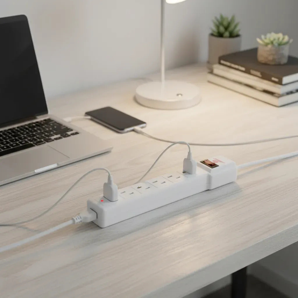 2pz Barra Multicontactos Aterrizada Con 2 Puertos Usb