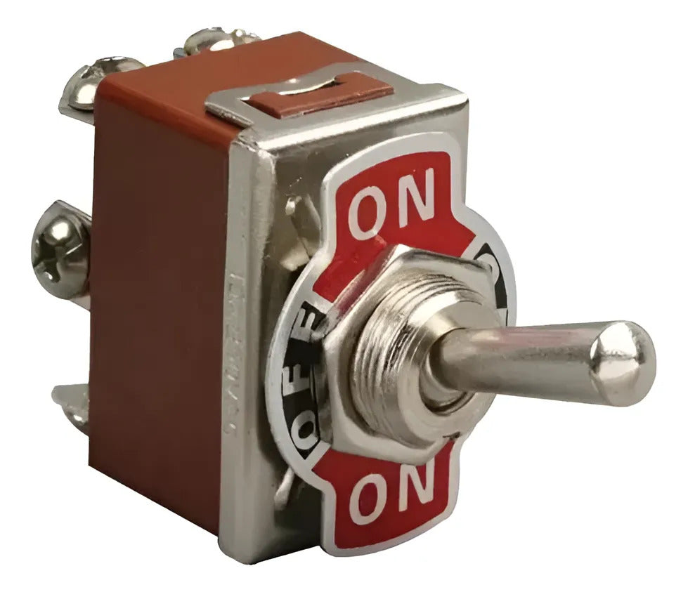 Switch De Palanca 2 Polos 2 Tiros 3posiciones 15amp 250/125v