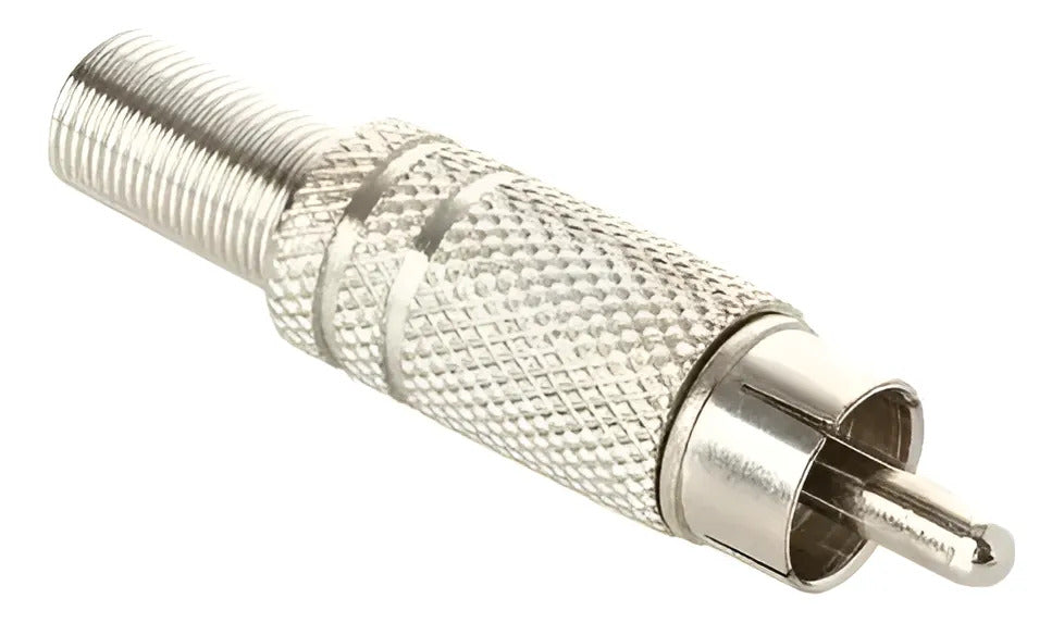 Rca Plug Rca Metalico Soldable Steren 250-180