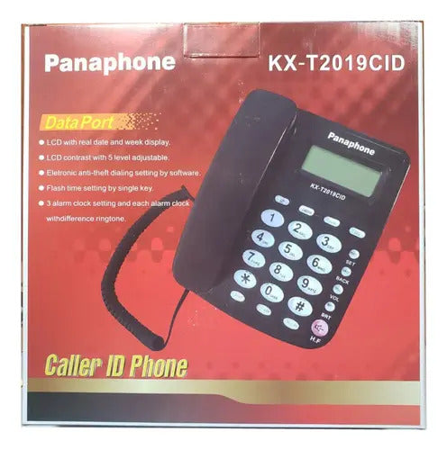 2p- Teléfono Alámbrico Fijo Casa Oficina Negocio Kxt2019cid