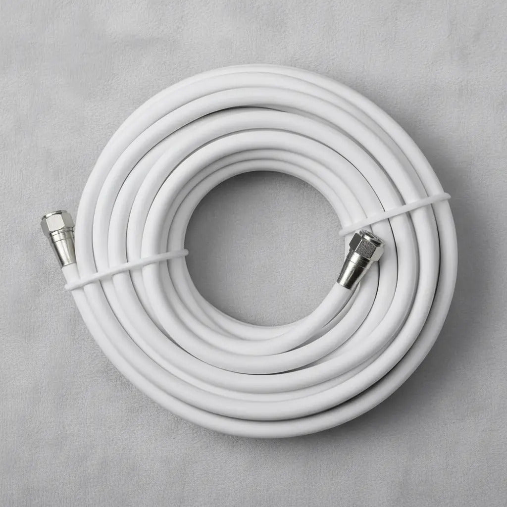 Cable Coaxial Rg6 10 Metros Armado Con Conectores Rg6 P / Tv