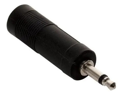 2pz Adaptador Jack 6,3 Mm A Plug  3,5 Mm Monoaural 251-175