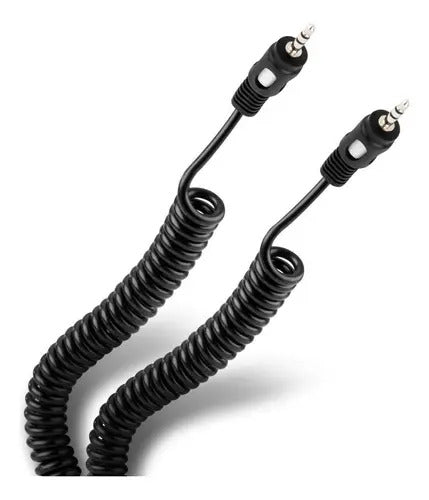 Cable Espiral Plug A Plug, De 3.5 Mm 255-263