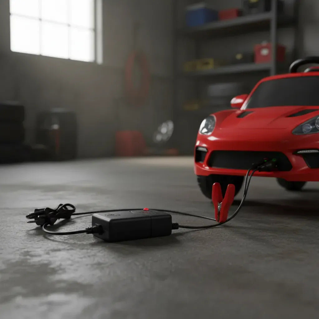 Cargador 12v 1300ma Para Batería De Carritos Electricos
