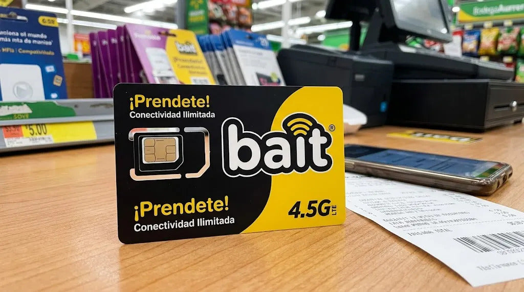 Teléfono Celular P/ Adulto Mayor Teclas Grandes + Chip Bait