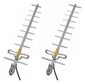 2pz- Antena Yagi Para Telefono Rural Qf3 Panda +cable 15mts