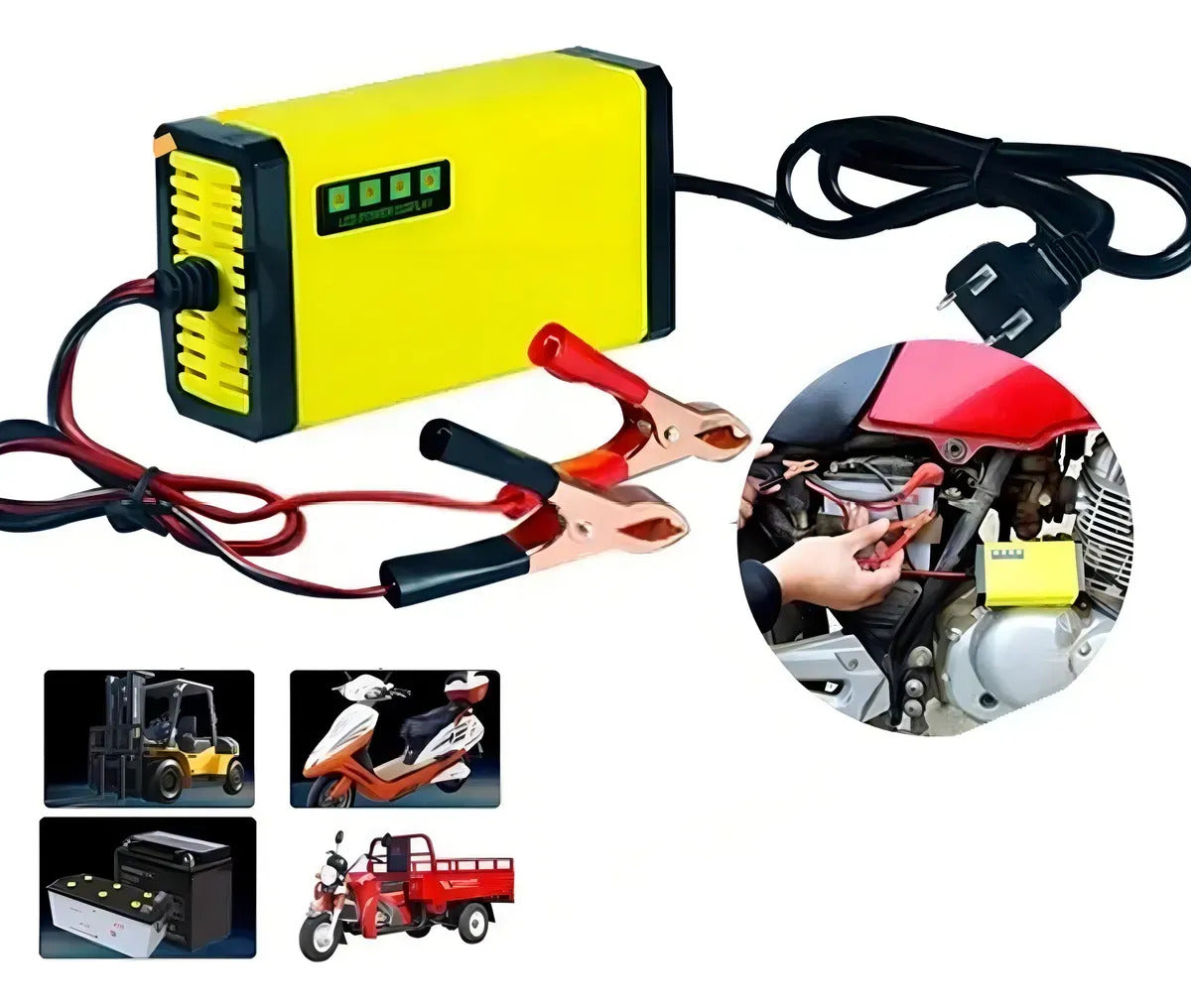 Cargador De Baterias Para Carritos Electricos 12v Y 6v