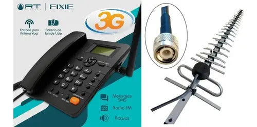 Telefono Rural +antena40 Elementos Para Ranchos