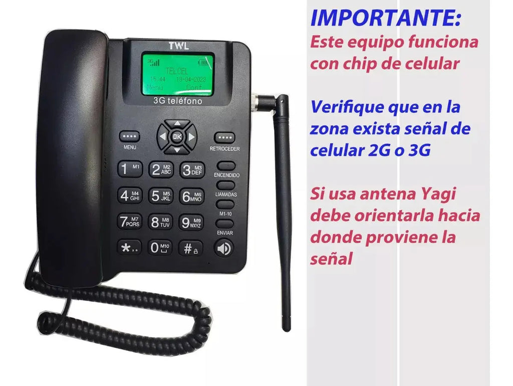 Telefono Rural Remplaza A Huawei F317 Para Ranchos +antena10