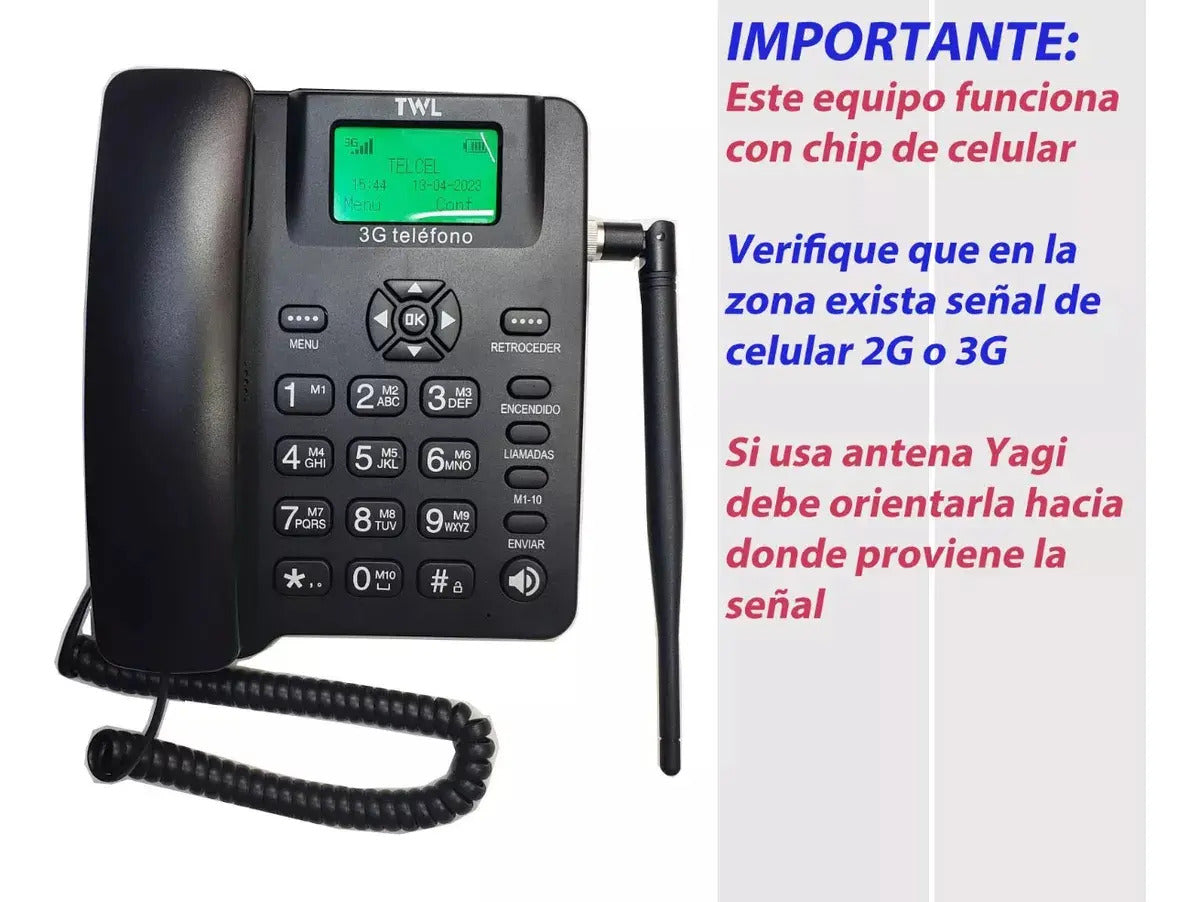 Telefono Rural Remplaza A Huawei F317 Para Ranchos +antena10